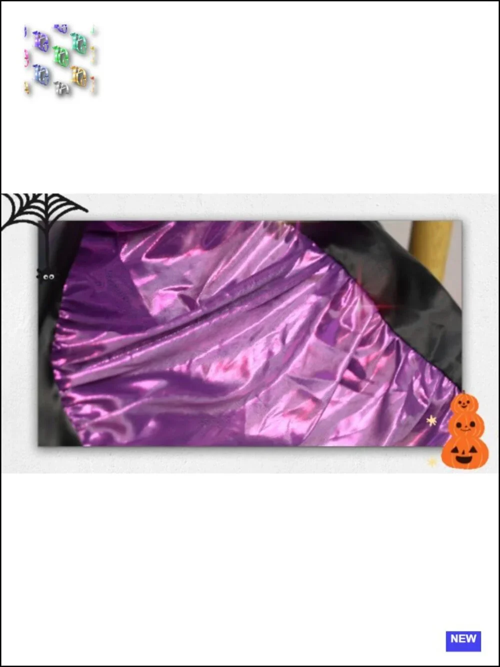 Light Up Witch Costume Dress for Girls Halloween Cosplay with Hat Broomstick